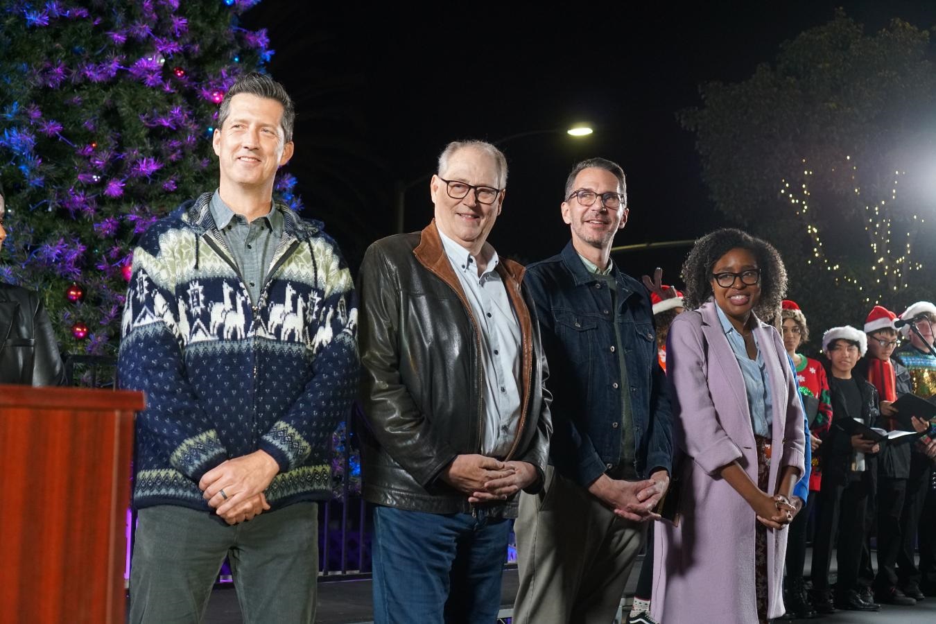 The City Council joined the Tree Lighting celebration on December 2 2023