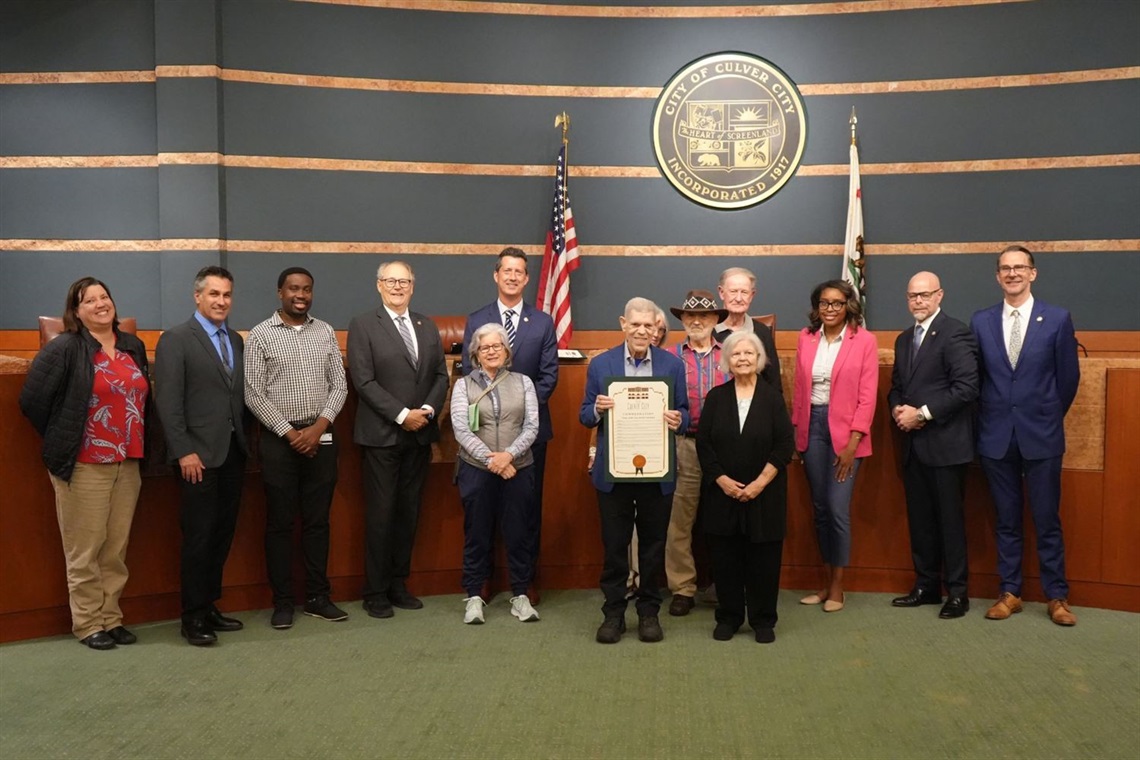 On Tuesday, the City Council presented the 2024 Senior of the Year Award to David Voncannon