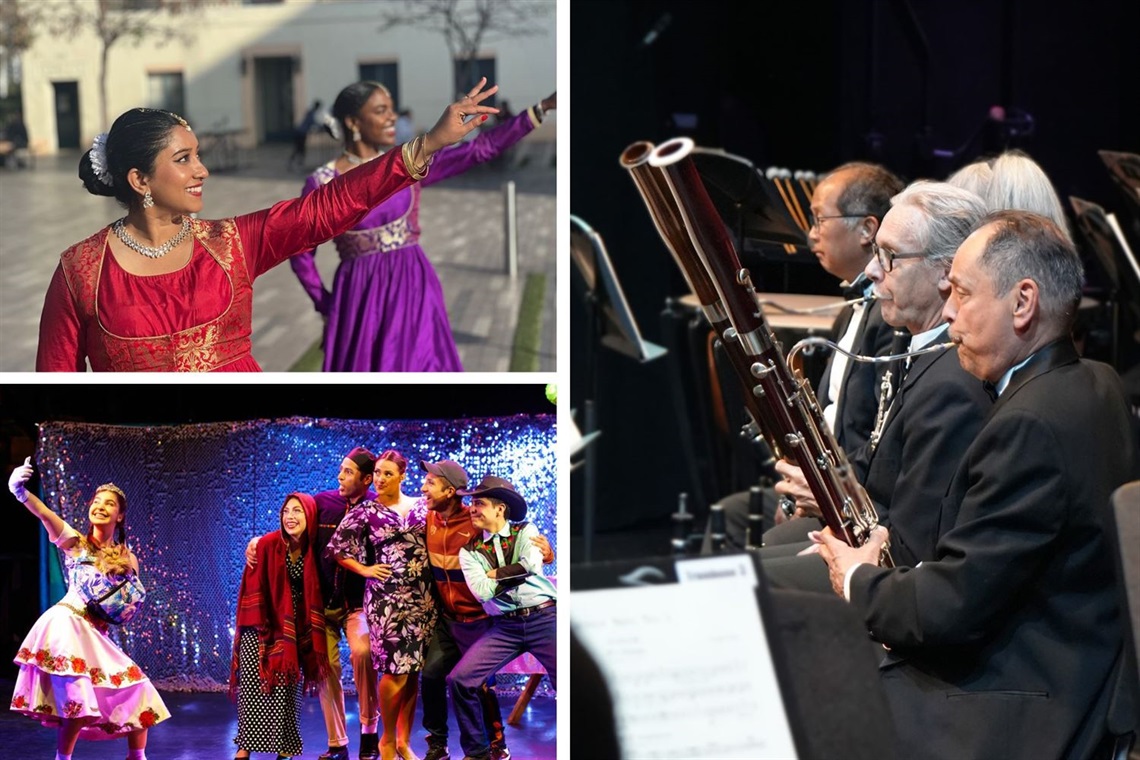 Photo of three different performing arts in Culver City